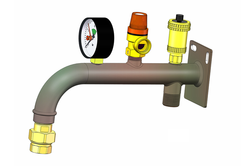 Space-Saving Bowed Tank Bracket
