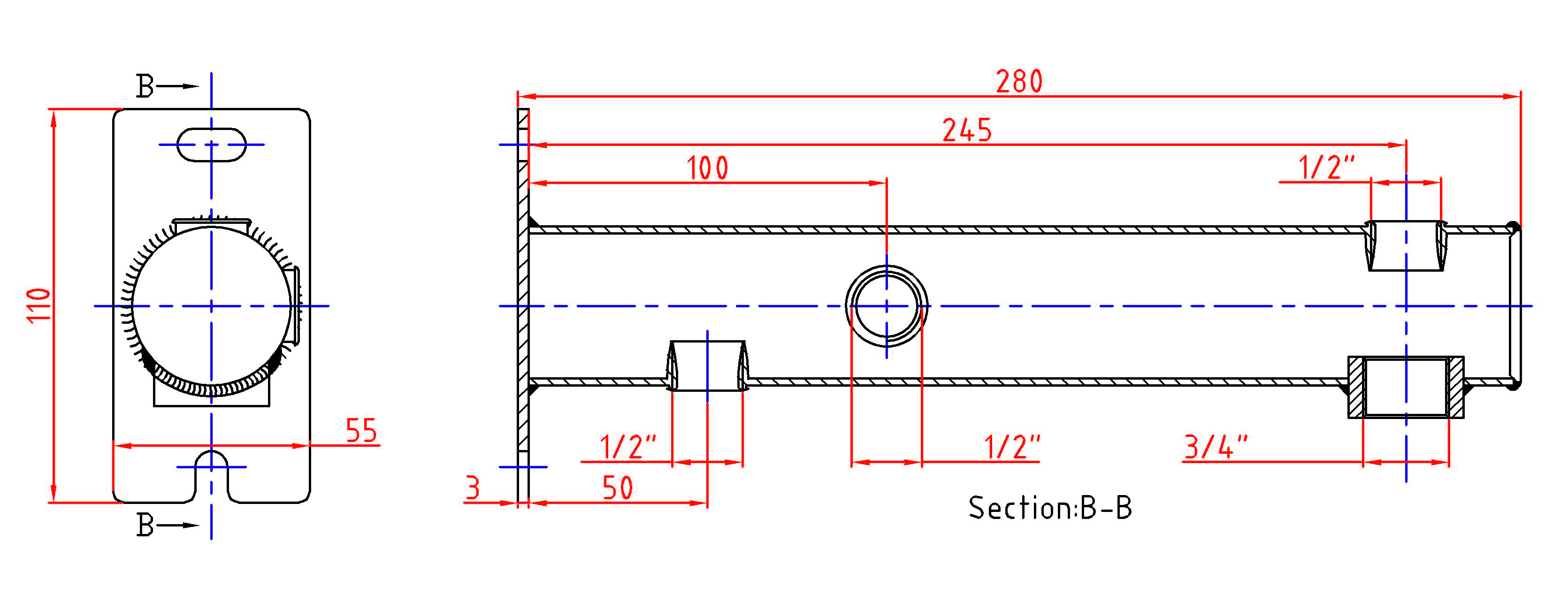 Modular Tank Bracket Kit for Hydronic Systems